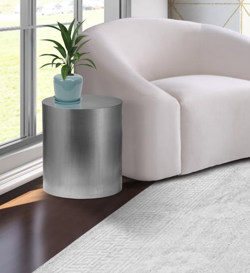 Cylinder Brushed Chrome End Table - Furniture Stars (Chicago, IL)