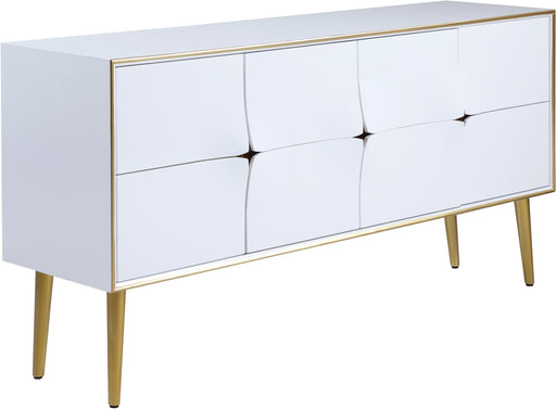 Pop White / Gold Sideboard/Buffet - Furniture Stars (Chicago, IL)