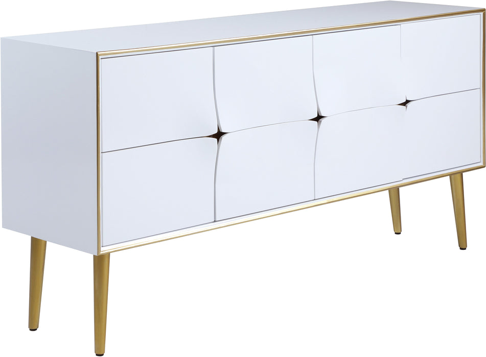 Pop White / Gold Sideboard/Buffet - Furniture Stars (Chicago, IL)