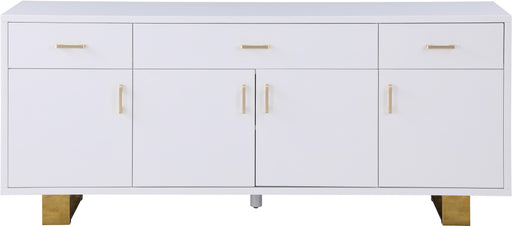 Excel White Lacquer Sideboard/Buffet - Furniture Stars (Chicago, IL)