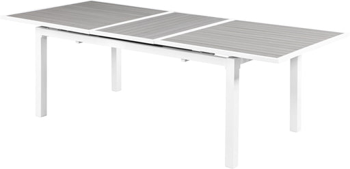 Nizuc Grey manufactured wood Outdoor Patio Extendable Aluminum Dining Table - Furniture Stars (Chicago, IL)