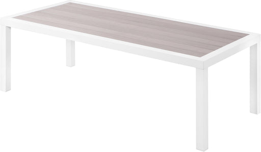 Nizuc Grey manufactured wood Outdoor Patio Aluminum Coffee Table - Furniture Stars (Chicago, IL)