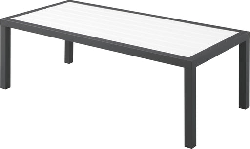 Nizuc White manufactured wood Outdoor Patio Aluminum Coffee Table - Furniture Stars (Chicago, IL)
