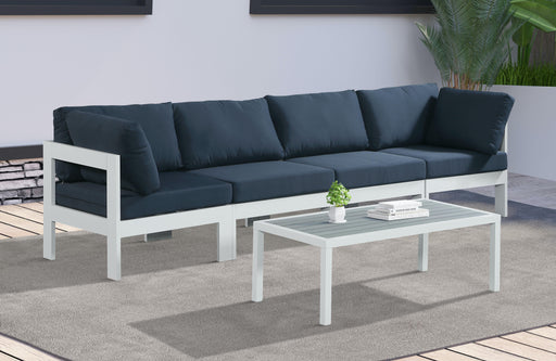 Nizuc Navy Waterproof Fabric Outdoor Patio Modular Sofa - Furniture Stars (Chicago, IL)
