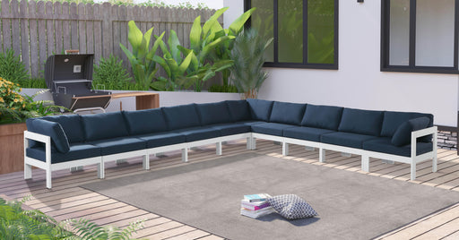 Nizuc Navy Waterproof Fabric Outdoor Patio Modular Sectional - Furniture Stars (Chicago, IL)