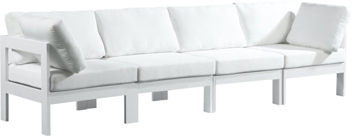 Nizuc White Waterproof Fabric Outdoor Patio Modular Sofa - Furniture Stars (Chicago, IL)
