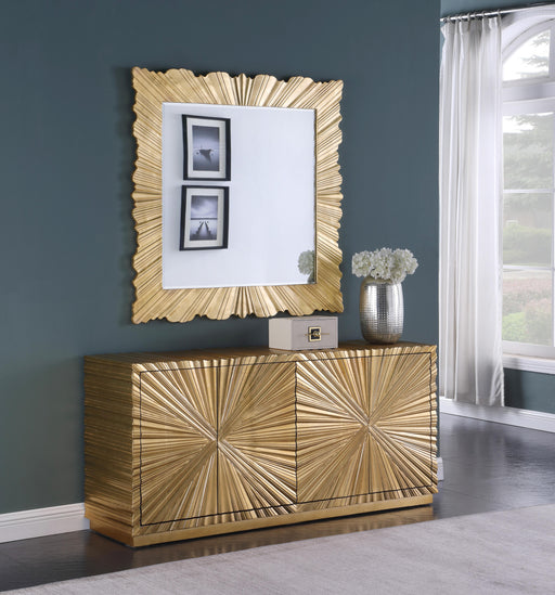 Golda Gold Leaf Mirror - Furniture Stars (Chicago, IL)