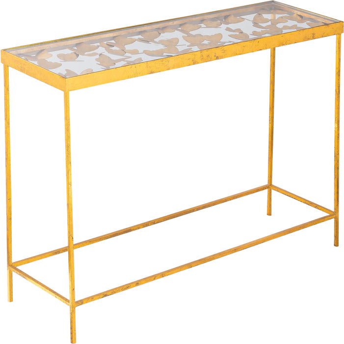 Butterfly Gold Console Table - Furniture Stars (Chicago, IL)