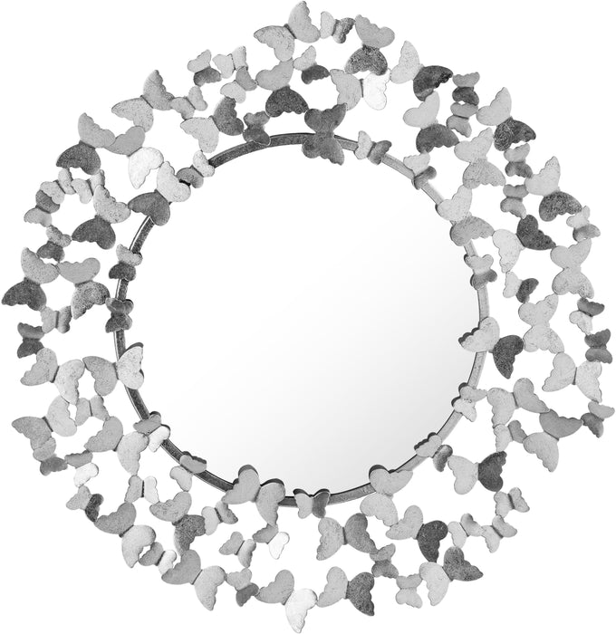 Butterfly Silver Mirror - Furniture Stars (Chicago, IL)