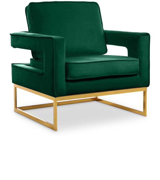 Noah Green Velvet Accent Chair - Furniture Stars (Chicago, IL)