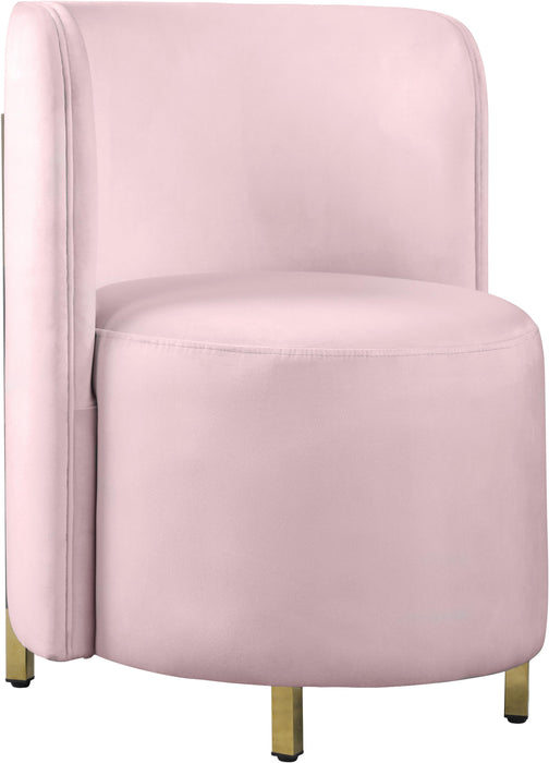 Rotunda Pink Velvet Accent Chair - Furniture Stars (Chicago, IL)
