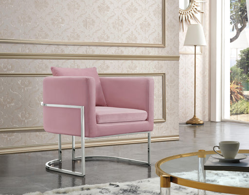 Pippa Pink Velvet Accent Chair - Furniture Stars (Chicago, IL)