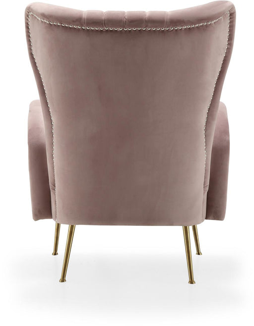 Opera Pink Velvet Accent Chair - Furniture Stars (Chicago, IL)