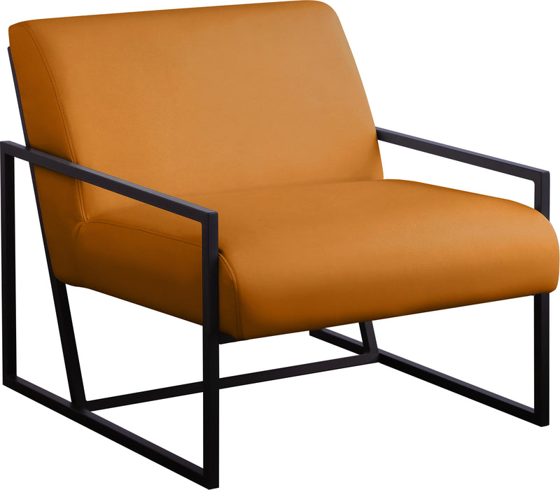 Industry Cognac Faux Leather Accent Chair - Furniture Stars (Chicago, IL)