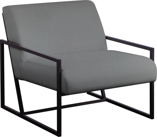 Industry Grey Faux Leather Accent Chair - Furniture Stars (Chicago, IL)