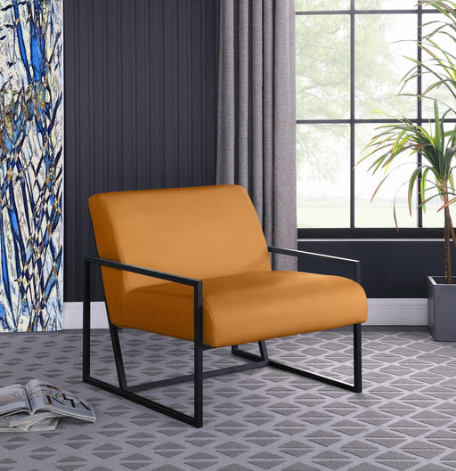 Industry Cognac Faux Leather Accent Chair - Furniture Stars (Chicago, IL)