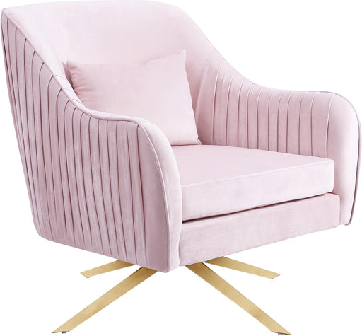 Paloma Pink Velvet Accent Chair - Furniture Stars (Chicago, IL)
