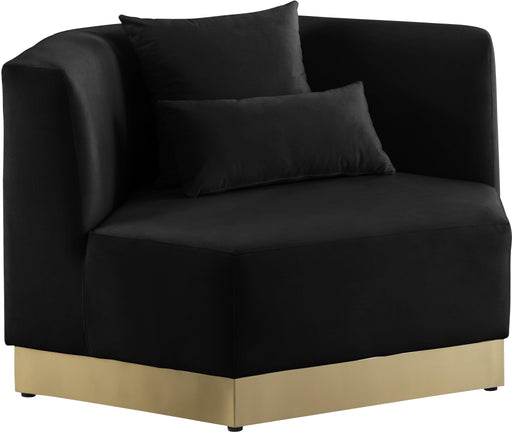 Marquis Black Velvet Chair - Furniture Stars (Chicago, IL)