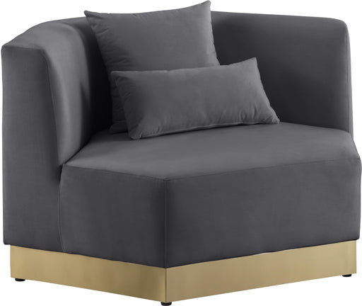 Marquis Grey Velvet Chair - Furniture Stars (Chicago, IL)