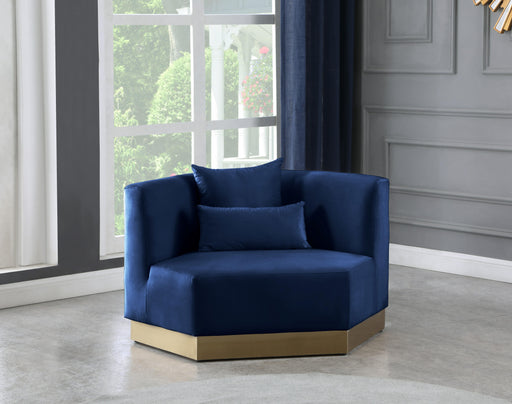 Marquis Navy Velvet Chair - Furniture Stars (Chicago, IL)