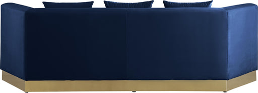 Marquis Navy Velvet Sofa - Furniture Stars (Chicago, IL)