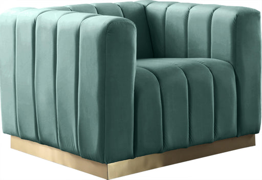Marlon Mint Velvet Chair - Furniture Stars (Chicago, IL)