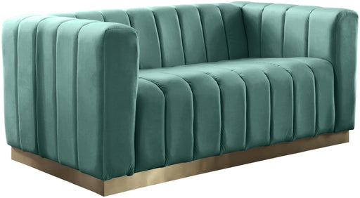 Marlon Mint Velvet Loveseat - Furniture Stars (Chicago, IL)