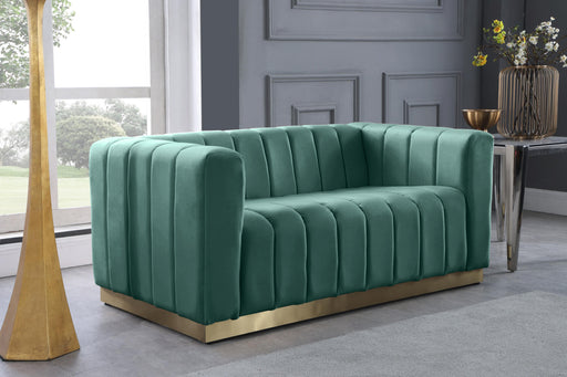 Marlon Mint Velvet Loveseat - Furniture Stars (Chicago, IL)