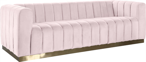 Marlon Pink Velvet Sofa - Furniture Stars (Chicago, IL)