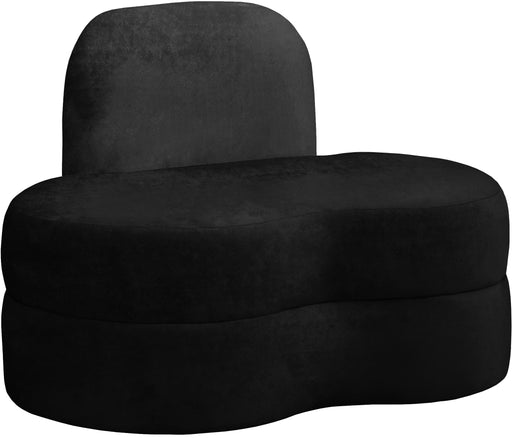 Mitzy Black Velvet Chair - Furniture Stars (Chicago, IL)