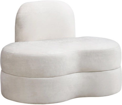 Mitzy Cream Velvet Chair - Furniture Stars (Chicago, IL)