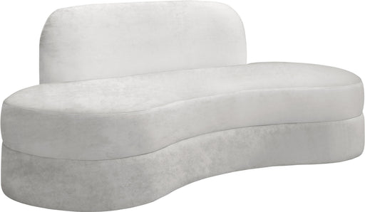 Mitzy Cream Velvet Sofa - Furniture Stars (Chicago, IL)