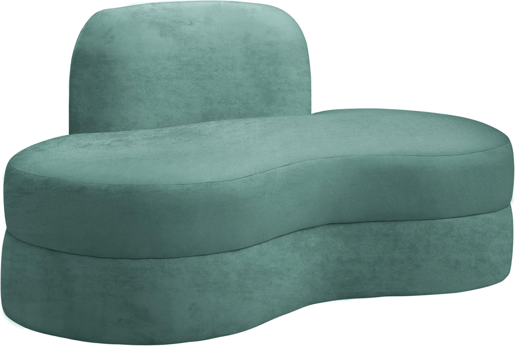 Mitzy Mint Velvet Loveseat - Furniture Stars (Chicago, IL)