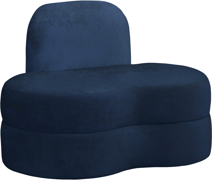 Mitzy Navy Velvet Chair - Furniture Stars (Chicago, IL)