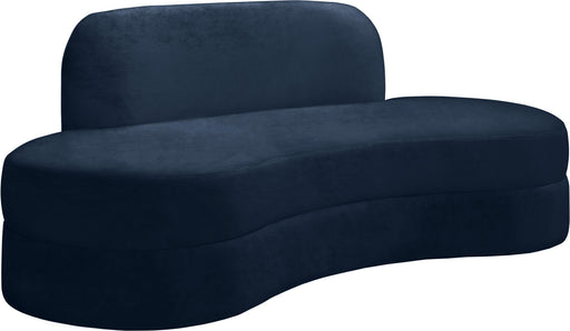 Mitzy Navy Velvet Sofa - Furniture Stars (Chicago, IL)