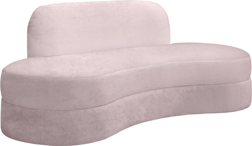 Mitzy Pink Velvet Sofa - Furniture Stars (Chicago, IL)