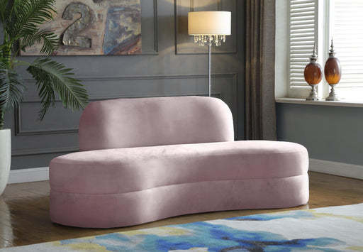 Mitzy Pink Velvet Sofa - Furniture Stars (Chicago, IL)