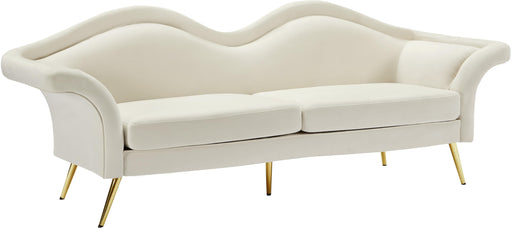 Lips Cream Velvet Sofa - Furniture Stars (Chicago, IL)