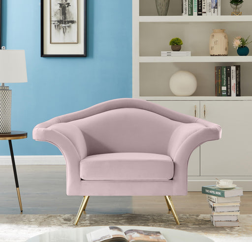 Lips Pink Velvet Chair - Furniture Stars (Chicago, IL)