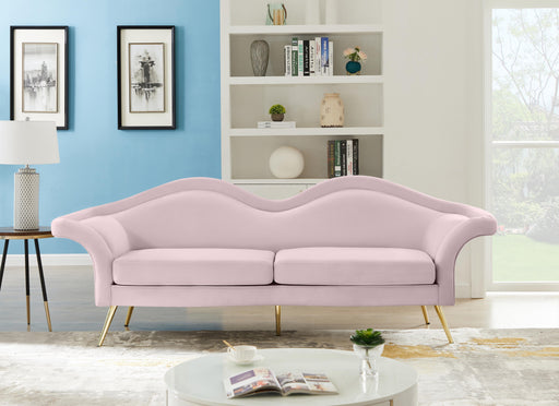 Lips Pink Velvet Sofa - Furniture Stars (Chicago, IL)