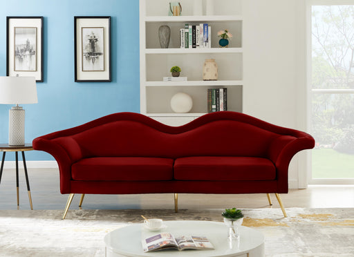Lips Red Velvet Sofa - Furniture Stars (Chicago, IL)