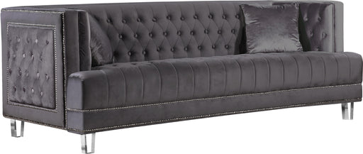 Lucas Grey Velvet Sofa - Furniture Stars (Chicago, IL)