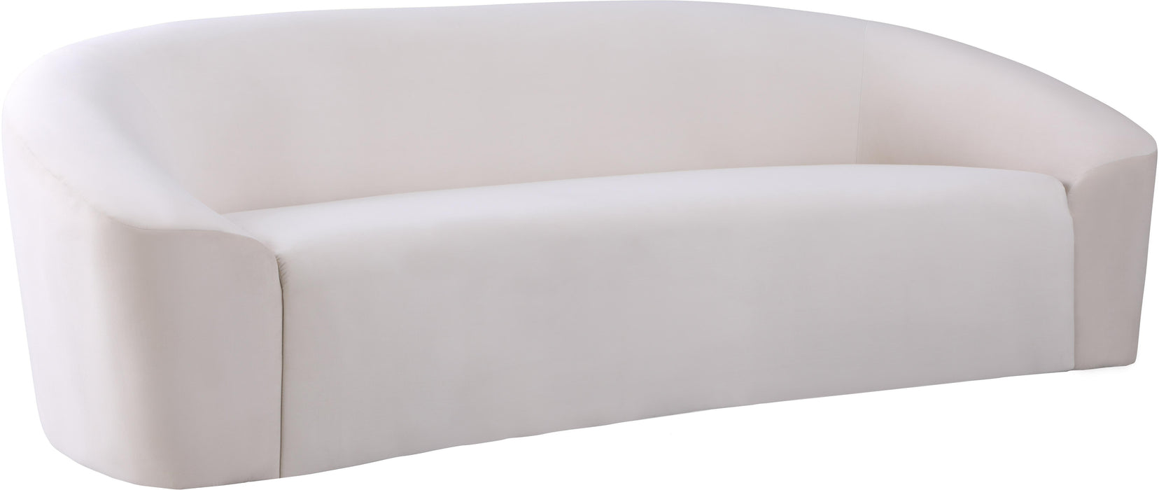 Riley Cream Velvet Sofa - Furniture Stars (Chicago, IL)
