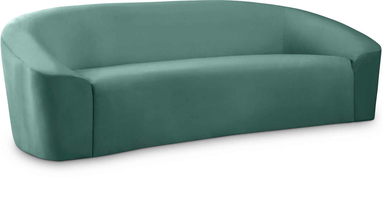 Riley Mint Velvet Sofa - Furniture Stars (Chicago, IL)