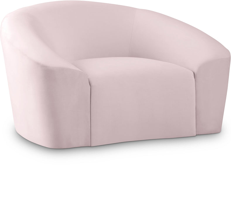 Riley Pink Velvet Chair - Furniture Stars (Chicago, IL)