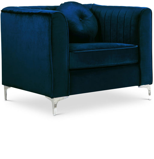 Isabelle Navy Velvet Chair - Furniture Stars (Chicago, IL)