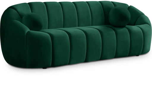 Elijah Green Velvet Sofa - Furniture Stars (Chicago, IL)