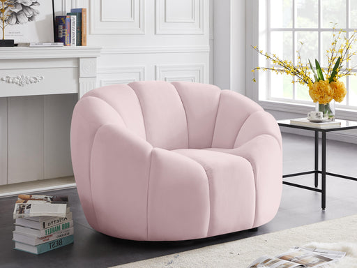Elijah Pink Velvet Chair - Furniture Stars (Chicago, IL)