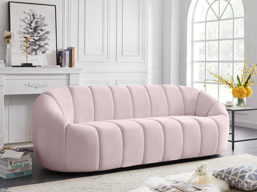Elijah Pink Velvet Sofa - Furniture Stars (Chicago, IL)