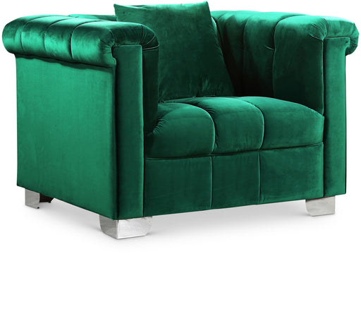 Kayla Green Velvet Chair - Furniture Stars (Chicago, IL)